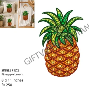 Pineapple UV DTF Kids Sticker Pineapple UV DTF sticker design for kids