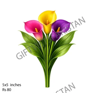 Calla Lily UV DTF Floral Sticker Calla lily flowers UV DTF sticker design