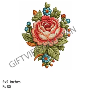 Pink Rose Bouquet UV DTF Floral Sticker Pink rose bouquet UV DTF sticker design