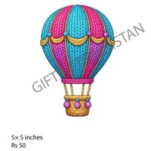Hot Air Balloon UV DTF Kids Sticker Hot air balloon UV DTF sticker design for kids