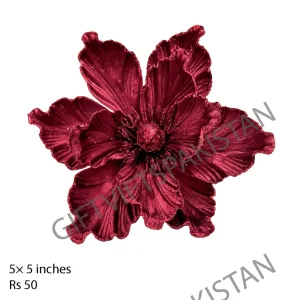 Burgundy Flower UV DTF Packaging Sticker Dark burgundy flower UV DTF sticker design for packaging