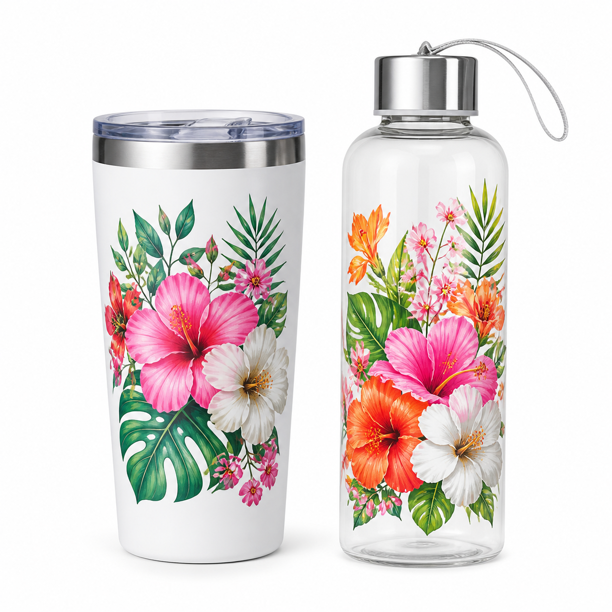 UV DTF bottles and tumblers